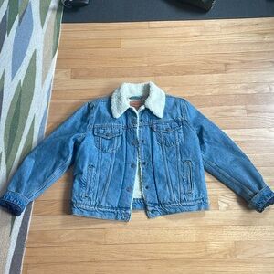 Levi Sherpa Jean Jacket
